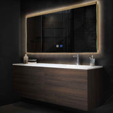 Espejo LED Rectangular | Botones táctiles | Función antivaho | Luz blanca cálida - Reyze Seria Edge Model 5